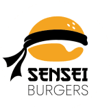 sensei burger logo brand